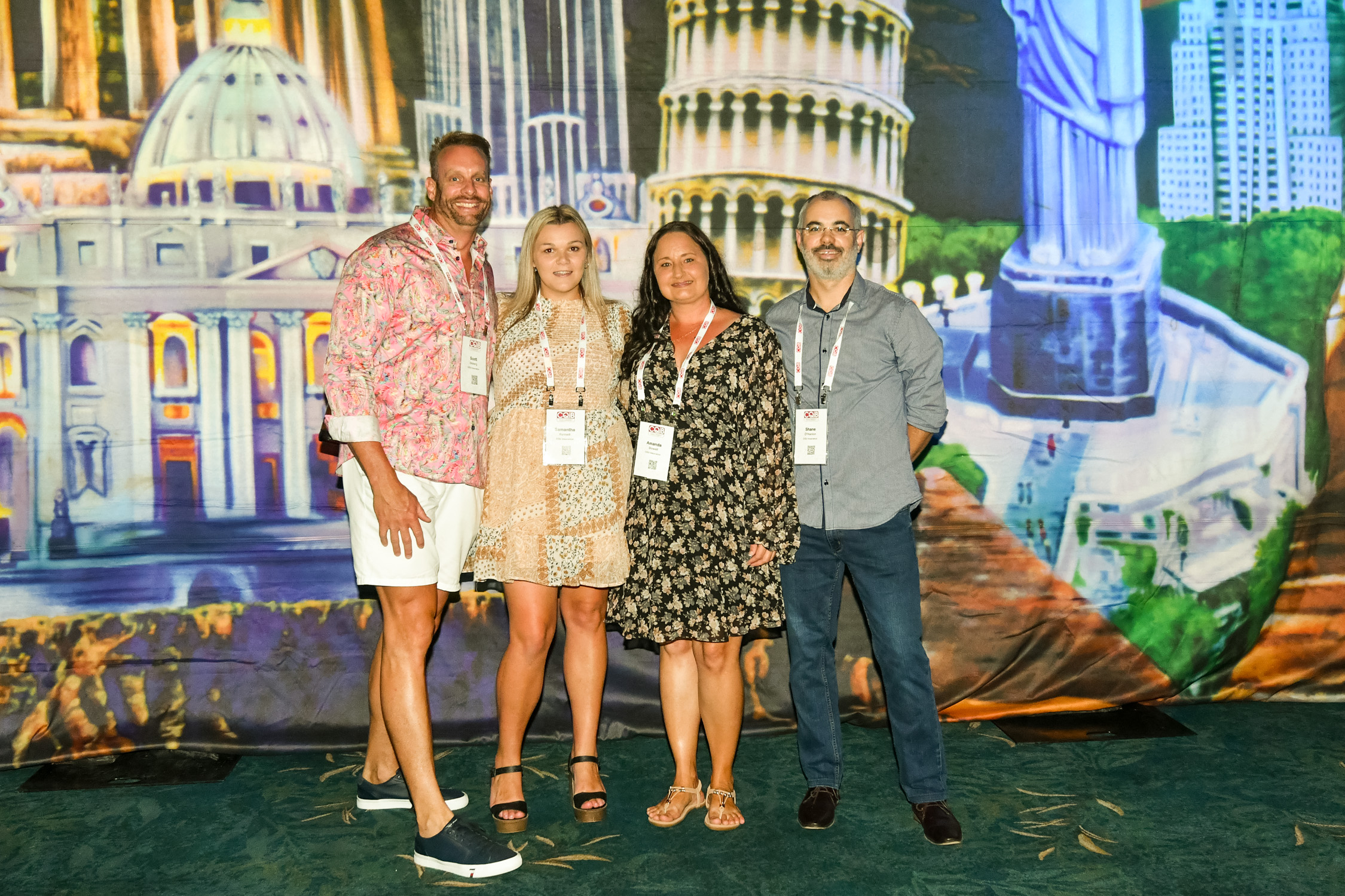 Scott, Samantha, Amanda and Shane at the CQIB event in QLD